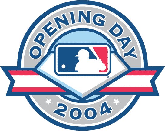 MLB Opening Day 2004 Logo vinyl decal